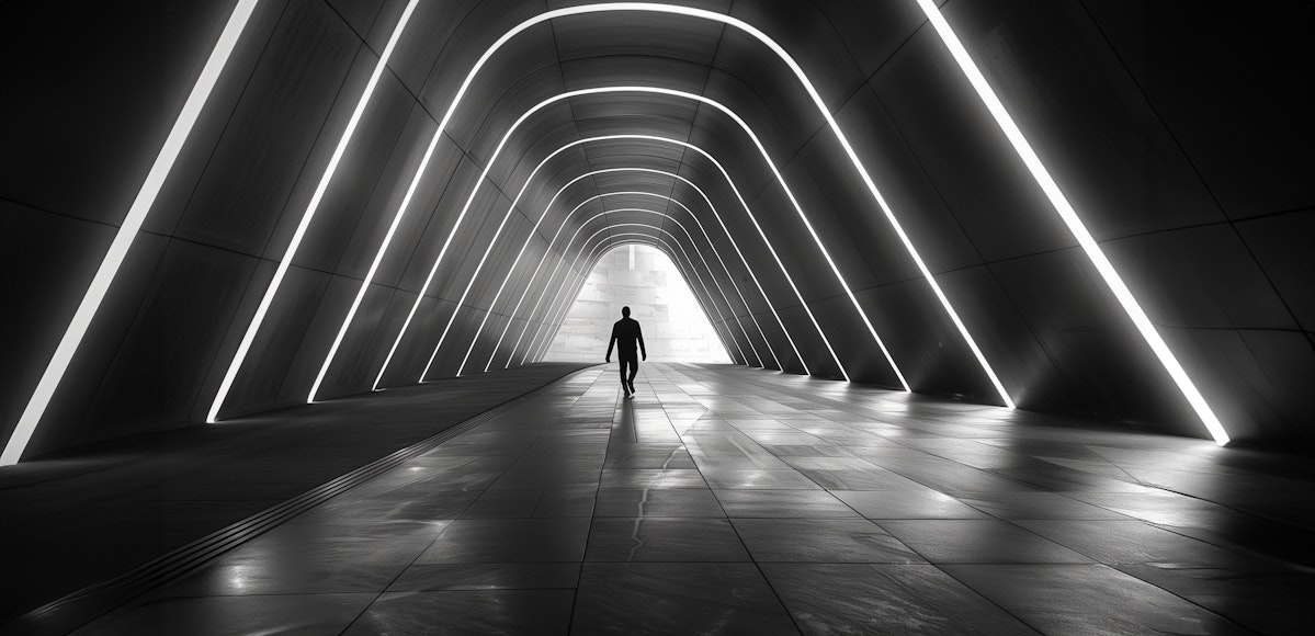 Futuristic Tunnel Walker 1